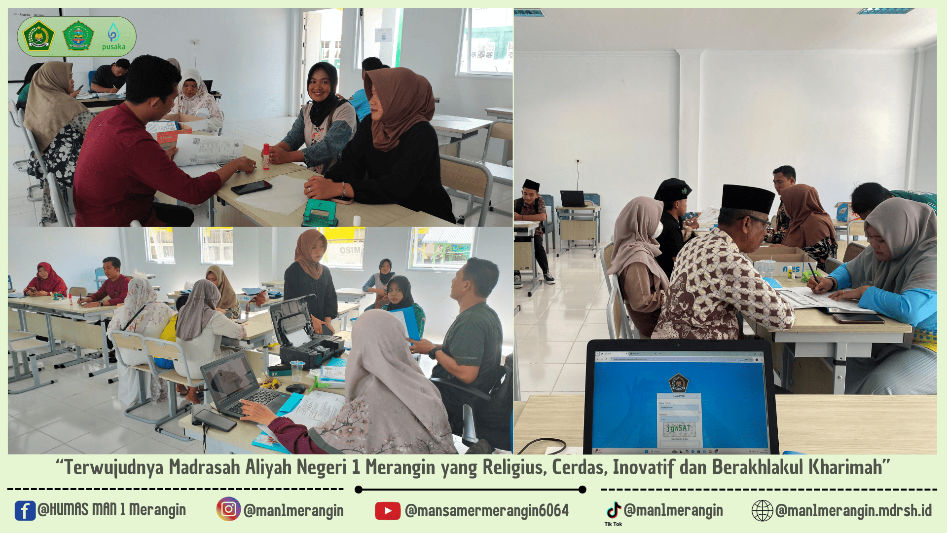 Daftar Ulang Peserta Didik Baru MAN 1 Merangin Tahun 2025 Setelah Pengumuman Kelulusan Tes