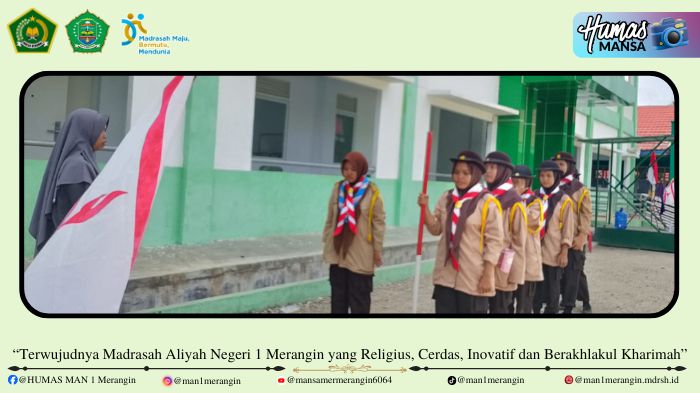 Pramuka MAN 1 Merangin Tingkatkan Karakter dan Kedisiplinan Siswa