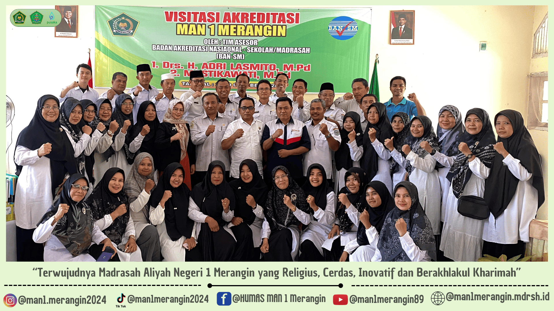 Visitasi Akreditasi MAN 1 Merangin Tahun 2024 : Semangat Kolaborasi Dalam Meningkatkan Kualitas Pendidikan