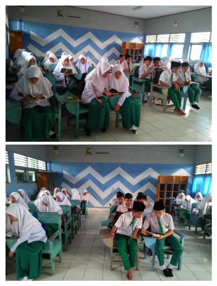 MAN 1 MERANGIN TERAPKAN MEMBACA AL-QUR'AN 15 MENIT SEBELUM PROSES BELAJAR MENGAJAR (PBM) DIMULAI 