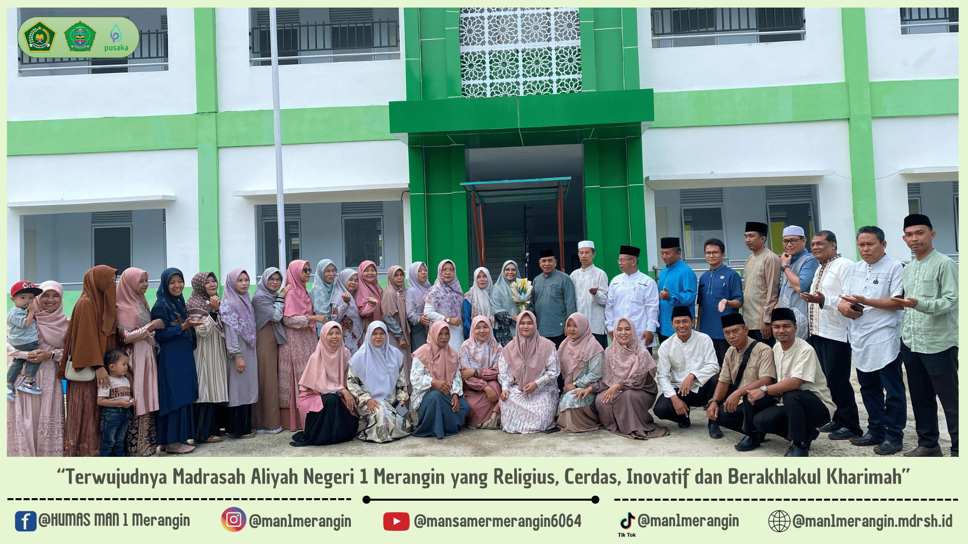 MAN 1 Merangin Adakan Pelepasan Ibu Dra. Nila Retnodewati Yang Memasuki Masa Purnabakti