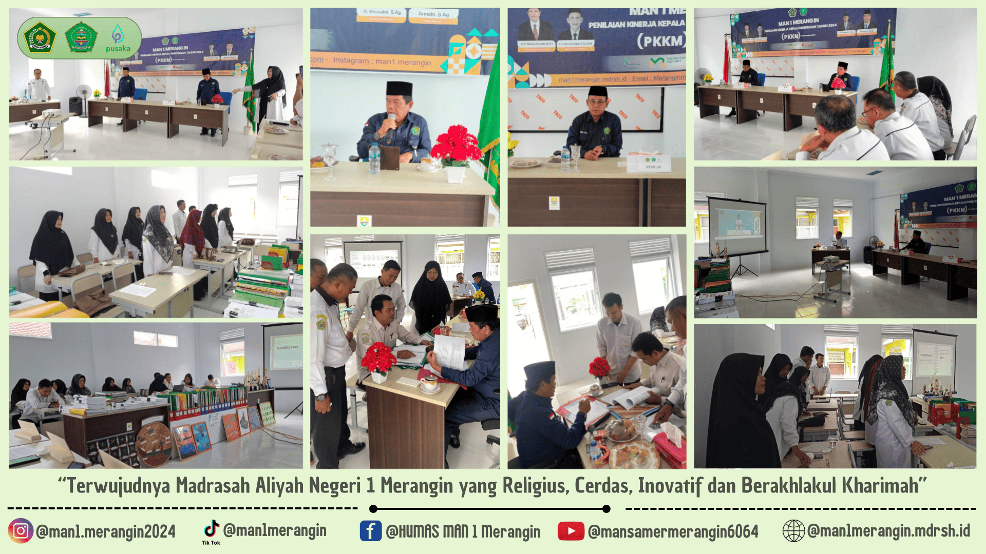 Penilaian Kinerja Kepala Madrasah (PKKM) MAN 1 Merangin Tahun 2024 : Meningkatkan Kualitas Pendidikan dan Layanan