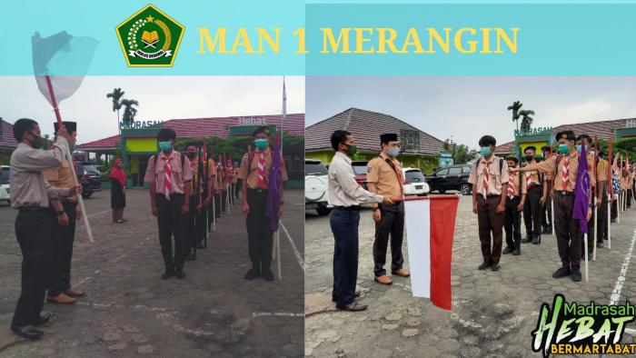 KEPALA MAN 1 TRI SULISTIYO,S.Pd,MA MELEPAS 70 ORANG SISWA UNTUK MELAKSANAKAN NAPAK TILAS