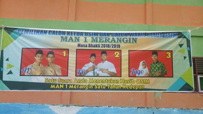PEMILIHAN OSIM 2018/2019 MAN 1 MERANGIN