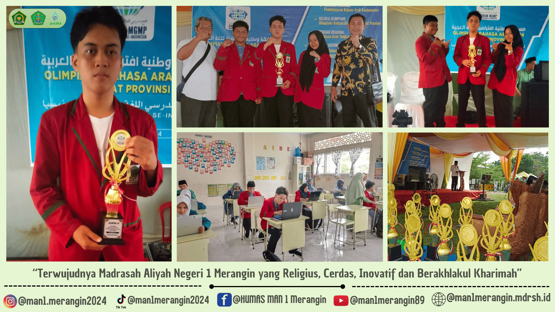 MAN 1 Merangin Menuju Nasional : Mencetak Sejarah Baru Raih Juara 2 Tingkat Provinsi Jambi Olimpiade Bahasa Arab (OBA) Ke-7 Tahun 2024