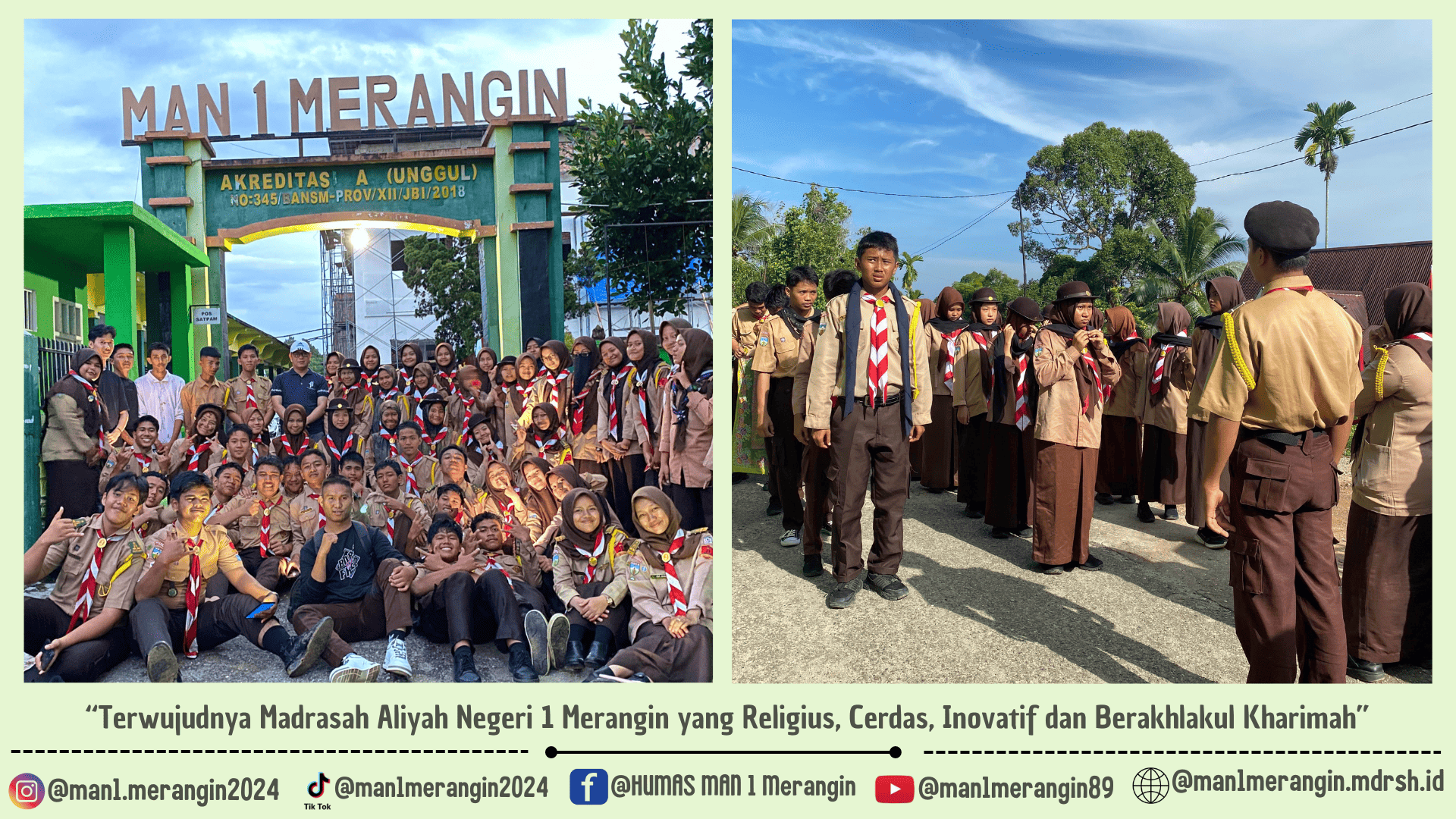 Penerimaan Tamu Ambalan : Langkah Pertama Menjadi Pramuka Penegak di Ambalan Sultan Thaha Dan Putri Retno Pinang Masak Gerakan Pramuka MAN 1 Merangin