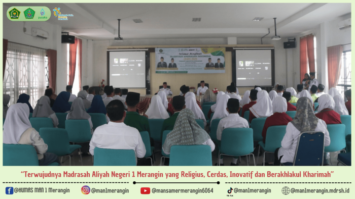 Peserta OMI Sains MAN 1 Merangin Ikuti Pembukaan OMI Tingkat Kabupaten Merangin