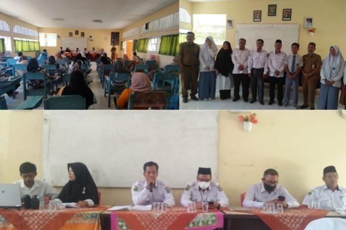 PENUH HARU YANG DIWARNAI ISAK TANGIS DALAM ACARA PELEPASAN DAN PENGEMBALIAN 173 ORANG SISWA KELAS XII MAN 1 MERANGIN KEPADA ORANG TUA SISWA MASING-MASING