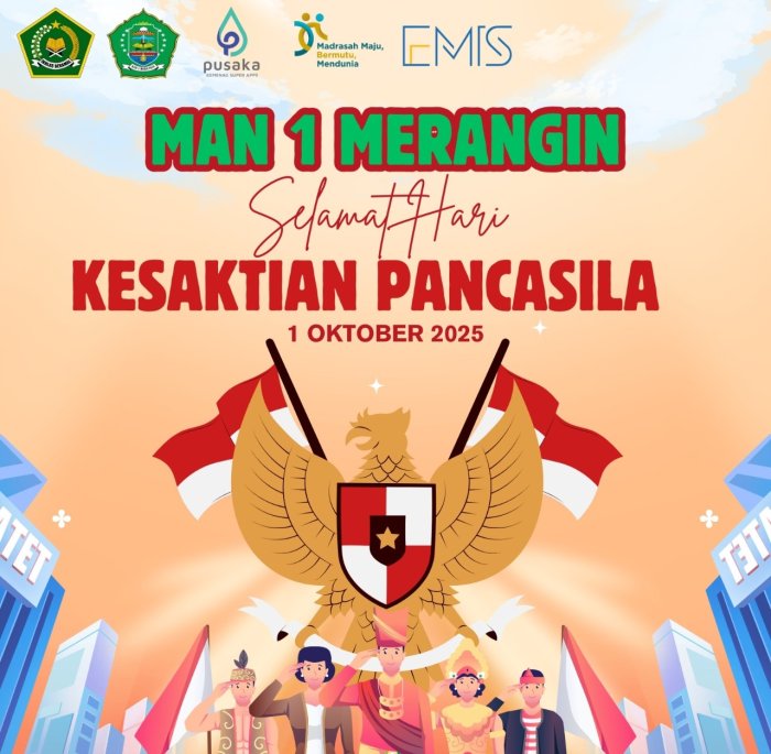 Upacara Hari Kesaktian Pancasila di MAN 1 Merangin Berlangsung Khidmat dan Tertib