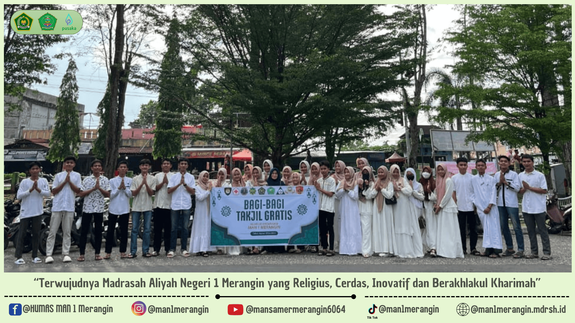 MAN 1 Merangin Rangkul Indahnya Berbagi Takjil di Bulan Ramadan
