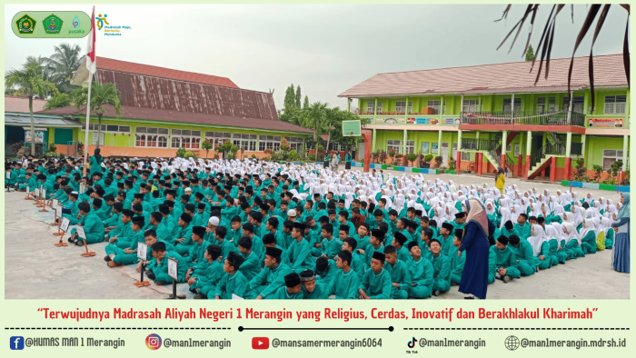 Generasi Muda Berdakwah : Rohis MAN 1 Merangin Safari Dakwah ke SMP Negeri 4 Merangin