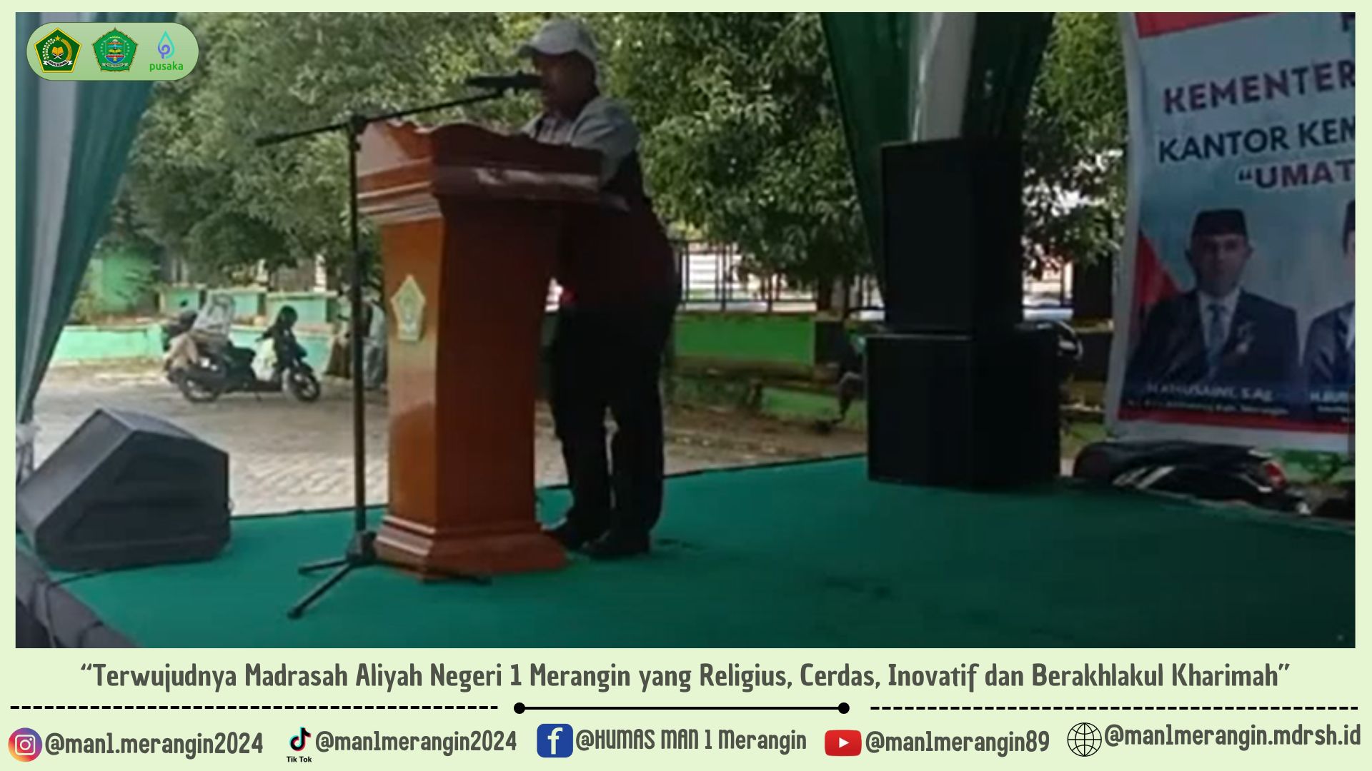 Pembukaan Kegiatan Memperingati Hari Amal Bakti (HAB) ke-79 di Kantor Kemenag Kabupaten Merangin : Semangat Kebersamaan dan Prestasi