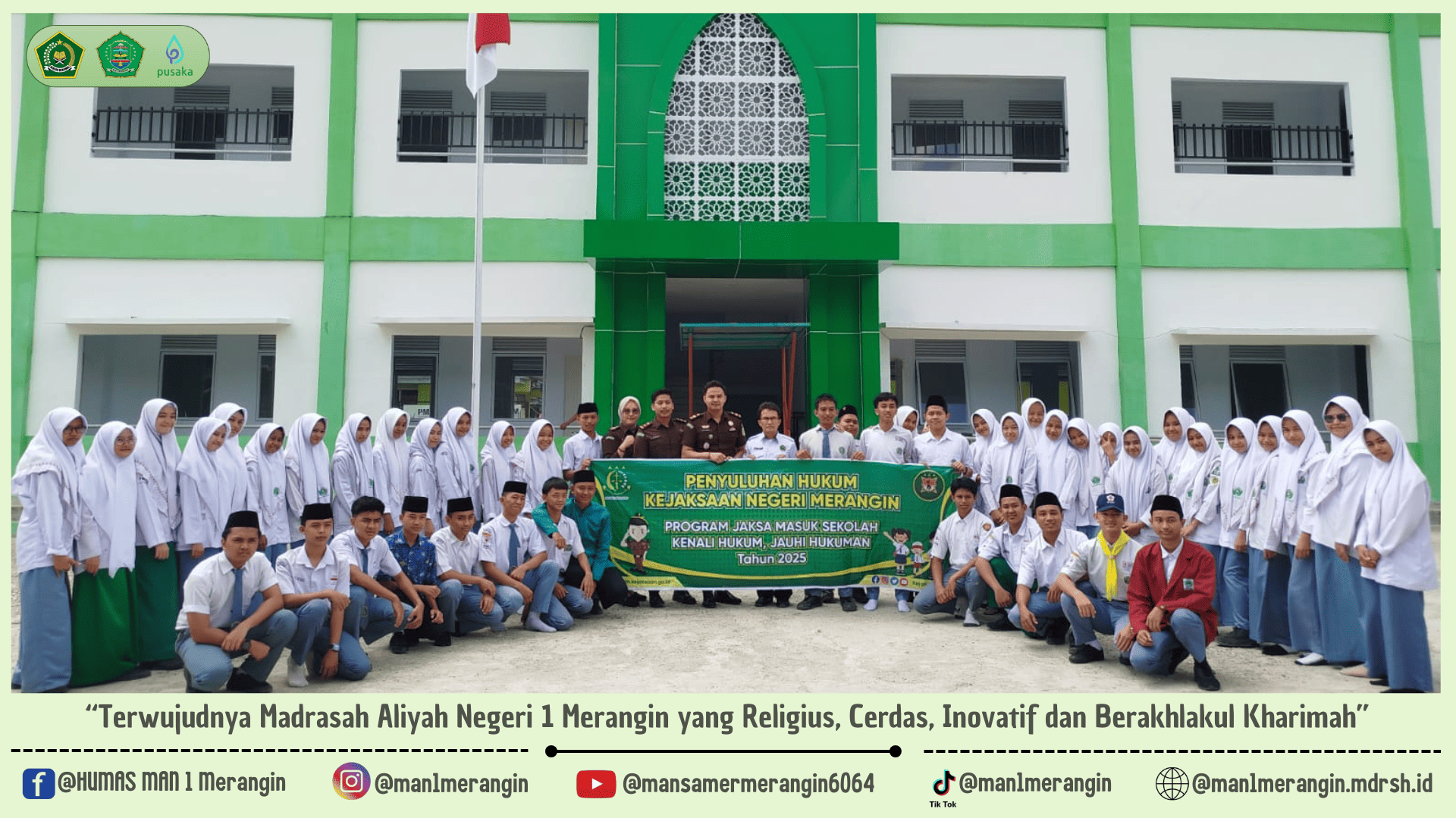 Program â€œJaksa Masuk Sekolahâ€ di MAN 1 Merangin Angkat Isu Bahaya Judi Online : Kenali dan Jauhi Hukum