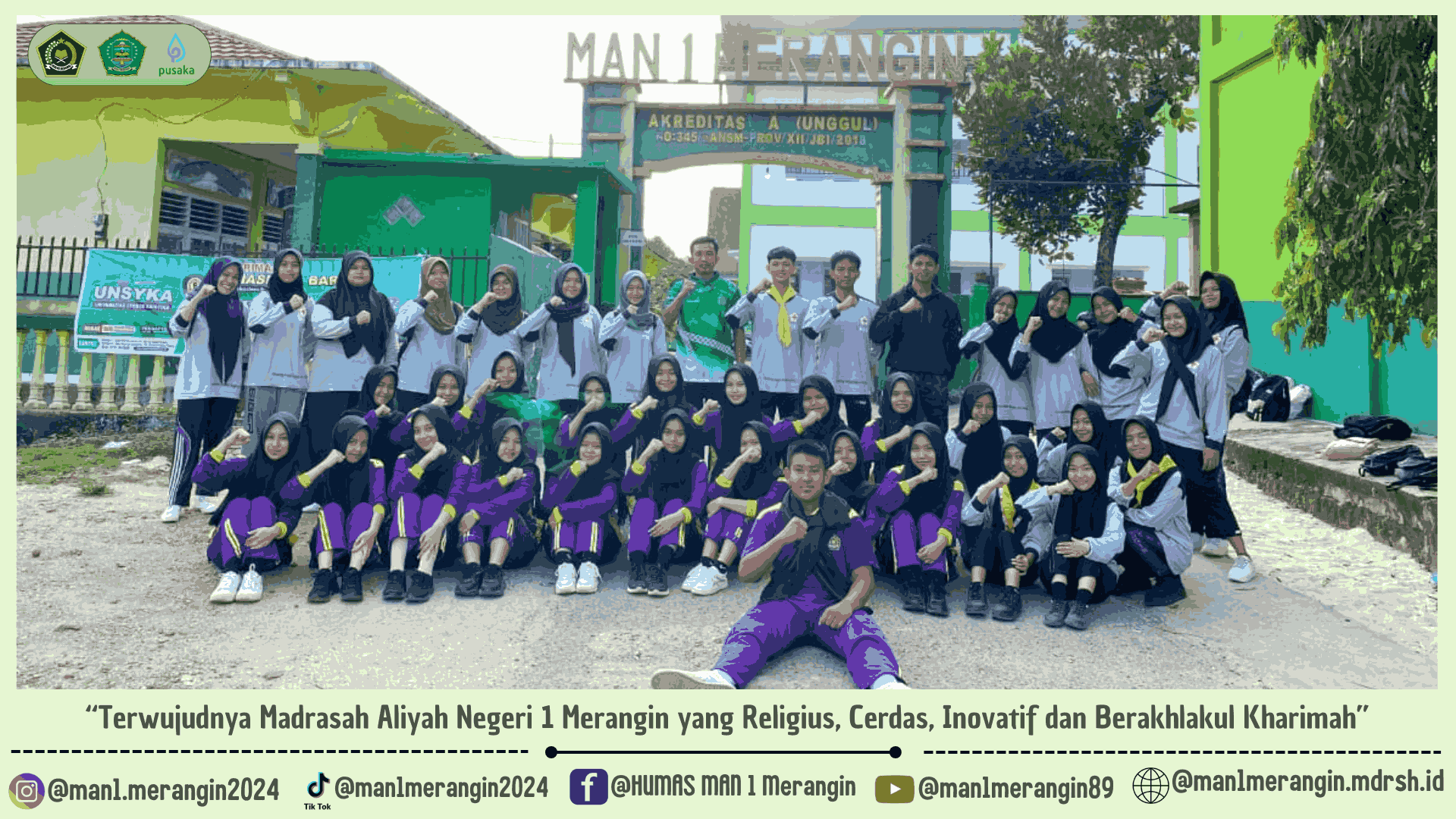 PMR Wira MAN 1 Merangin Proses Anggota Baru