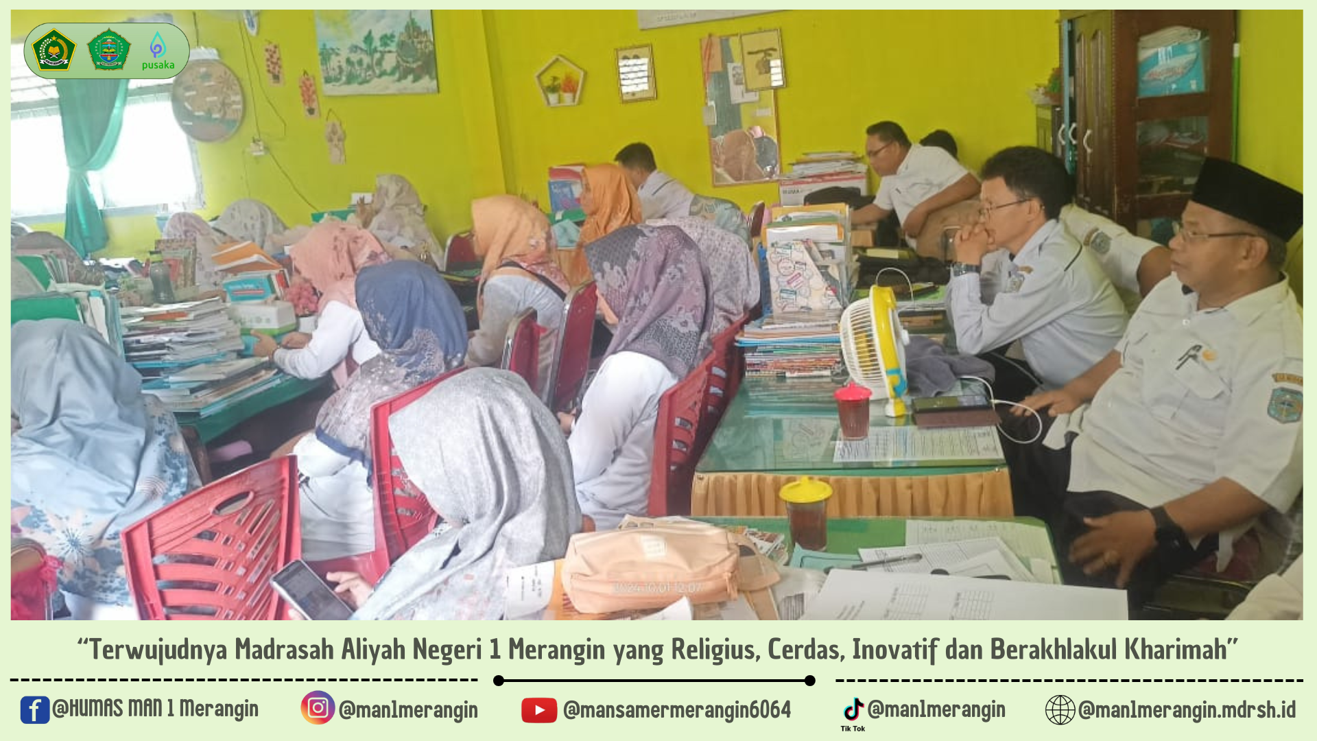 Rapat Kelulusan Siswa Kelas XII MAN 1 Merangin Tahun Pelajaran 2024/2025 : MENEBAR ASA, MERAJUT MASA DEPAN