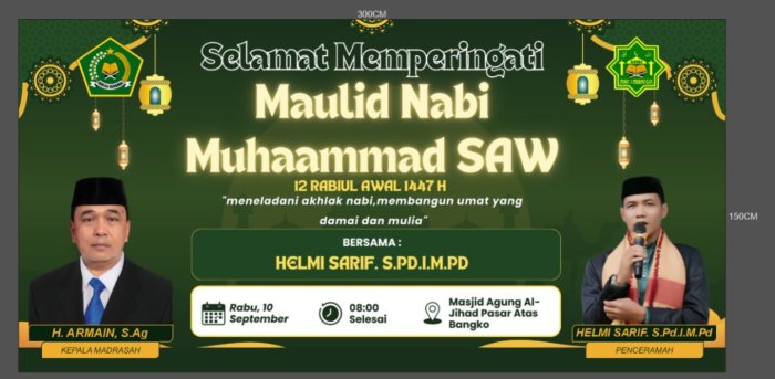 MAN 1 Merangin Memperingati Maulid Nabi Muhammad SAW 1447 H/2025 M : Ajak Siswa Teladani Akhlak Rasulullah