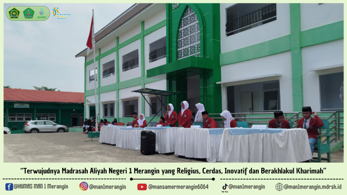 Kampanye Akbar Pemilihan Ketua OSIM MAN 1 Merangin Berlangsung Meriah