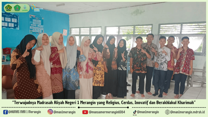 Semarak Hari Batik Nasional di MAN 1 Merangin : Batik sebagai Identitas dan Cinta Tanah Air