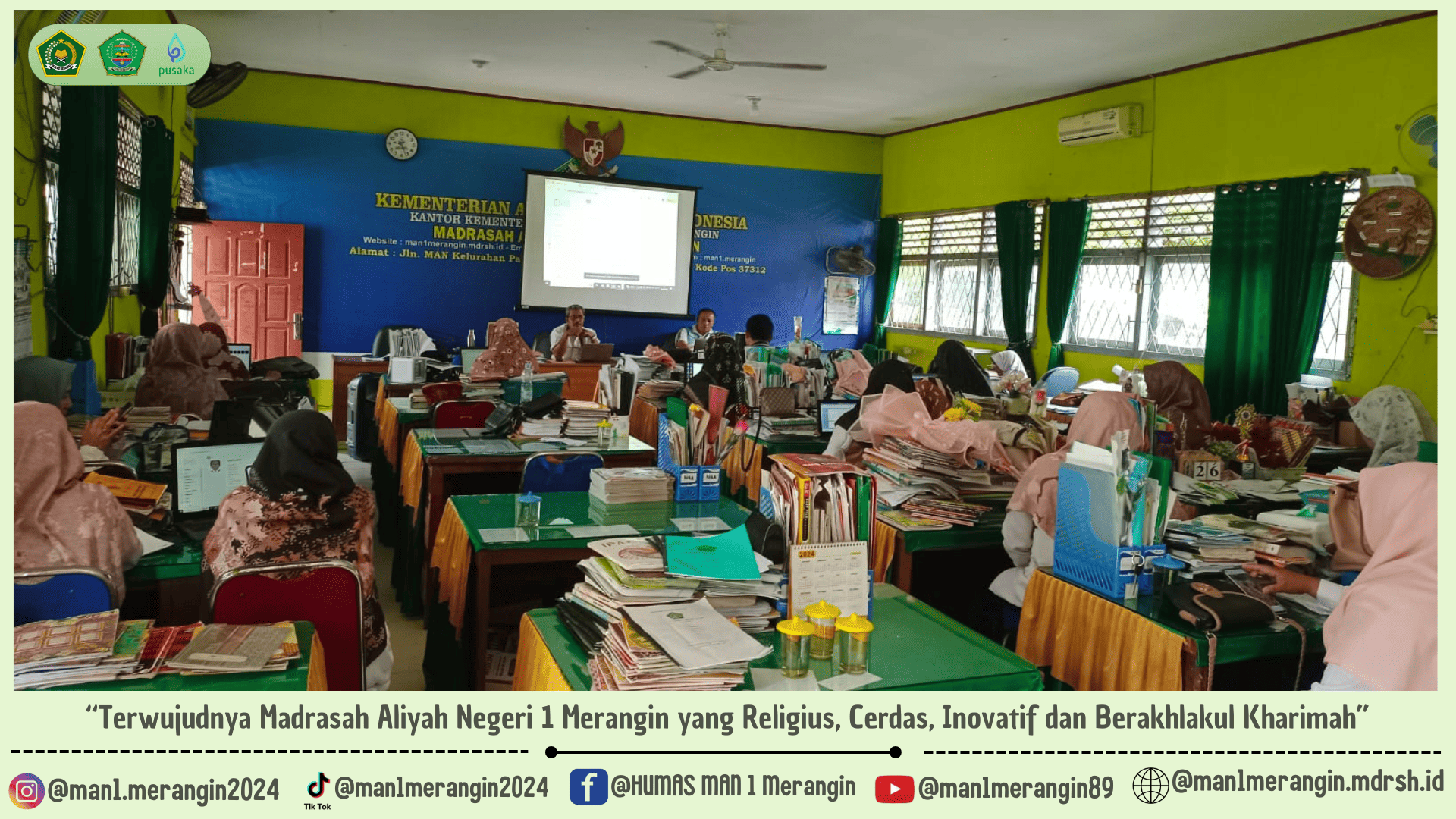 MAN 1 Merangin Lakukan Peralihan Data Simpatika ke EMIS Secara Serentak