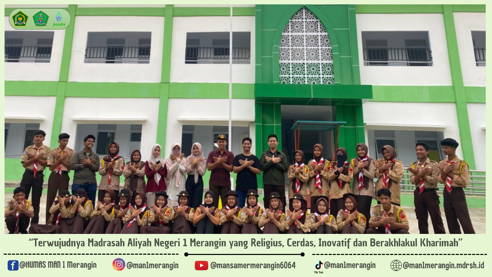 Melatih Karakter Disiplin Generasi Muda : Pramuka MAN 1 Merangin Membuka Kembali Latihan Perdana Awal Tahun 2025