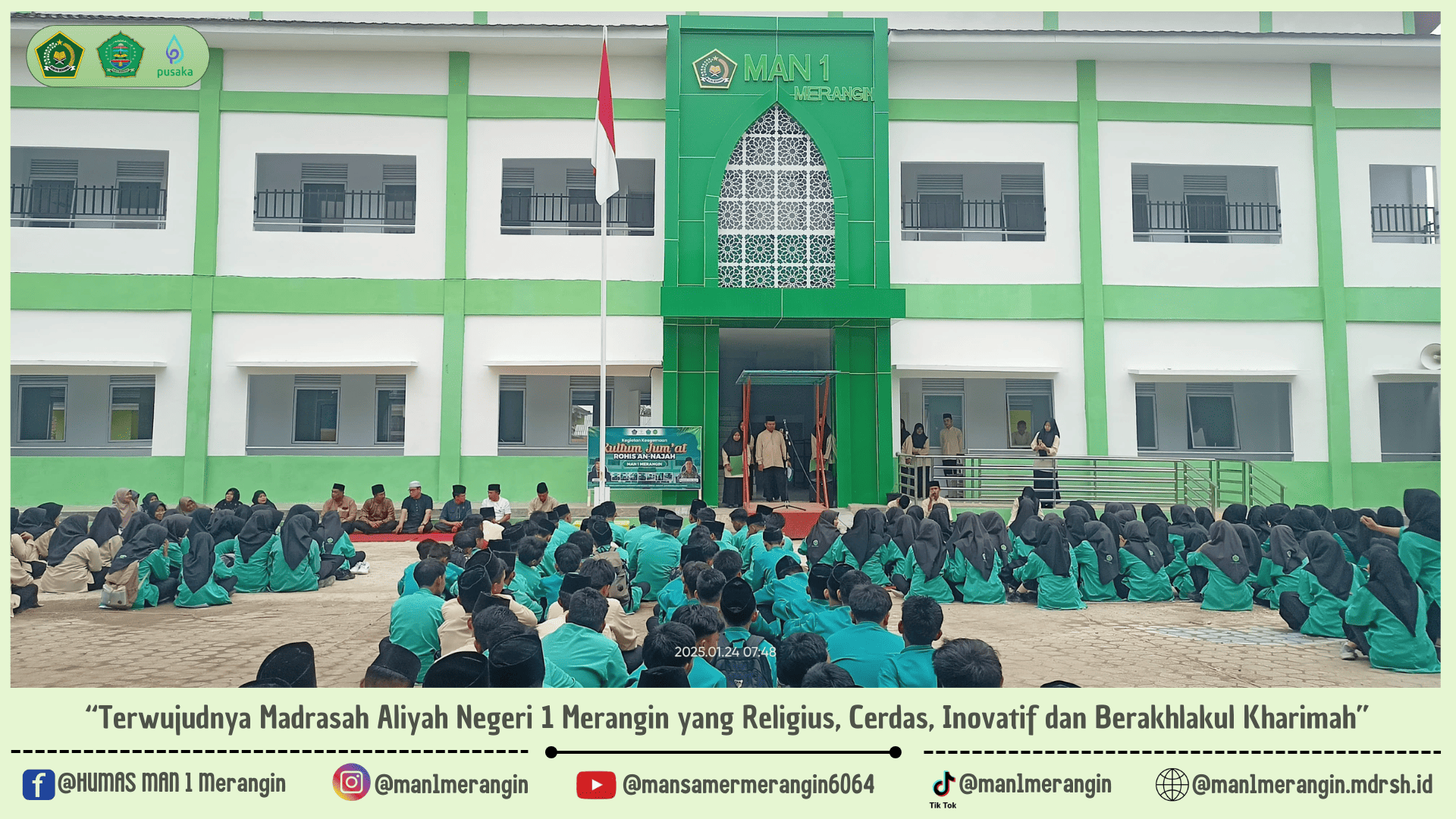 Kultum Rutin Rohis An-Najah MAN 1 Merangin : Melatih Keterampilan dan Menanamkan Nilai Islami