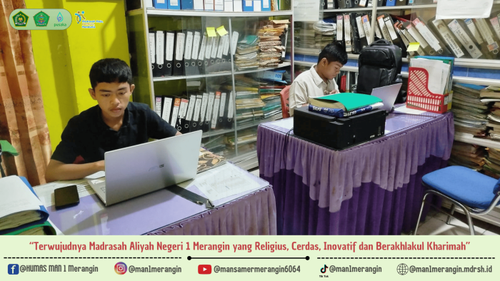 Peserta OMI Sains MAN 1 Merangin Ikuti Simulasi Tingkat Kabupaten