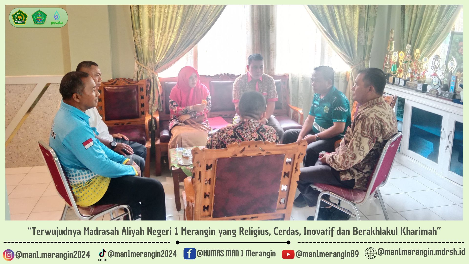 MAN 1 Merangin Ikuti Lomba Usaha Kesehatan Madrasah Tingkat Kementerian Agama Kabupaten Merangin Dalam Rangka HAB Ke-79