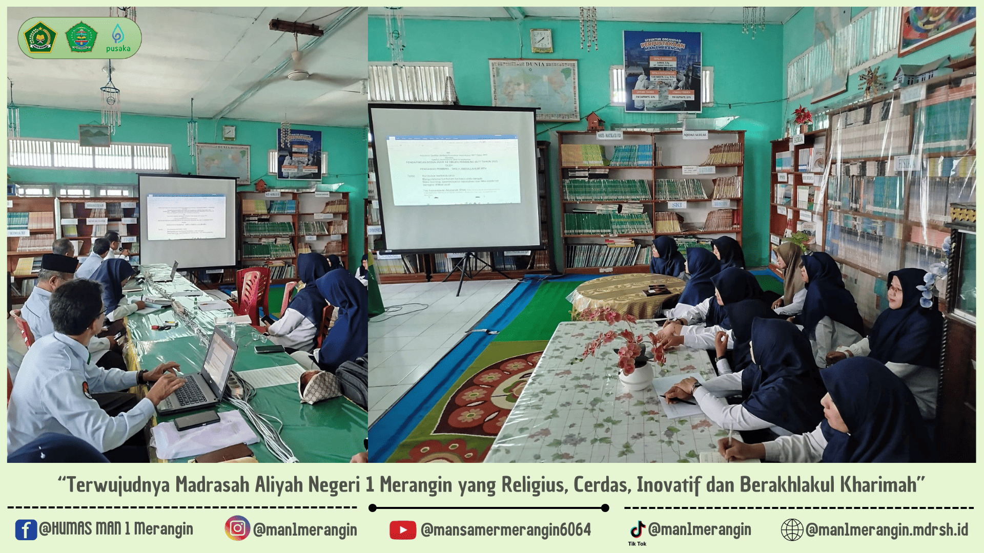 Monitoring dan Sosialisasi Kurikulum Berbasis Cinta oleh Pengawas Pembina