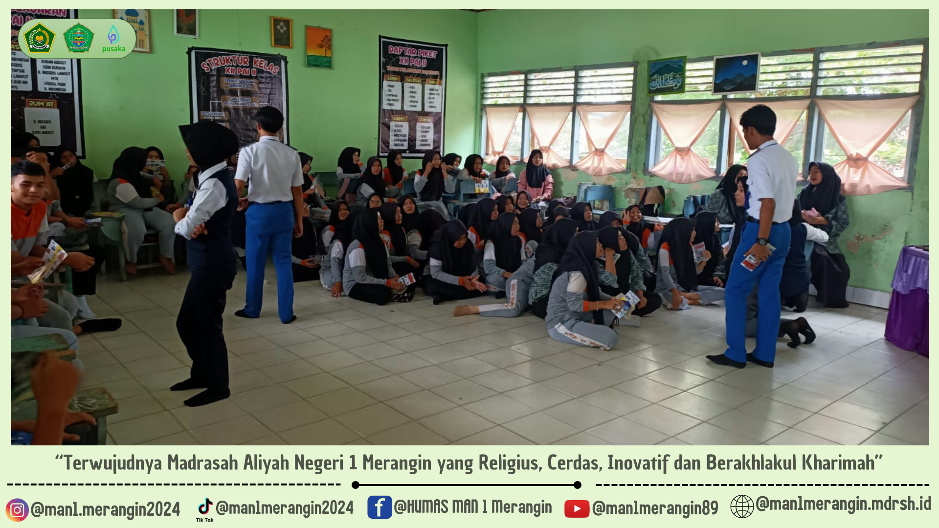 Dorong Generasi Muda Siap Hadapi Dunia Kerja : Perguruan Tinggi Gelar Sosialisasi di MAN 1 Merangin