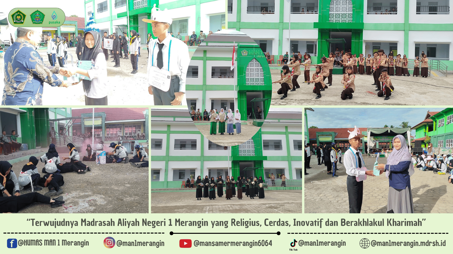 Meriah dan Inspiratif!!! Demo Ekskul dan Pentas Seni Warnai Penutupan MATSAMA MAN 1 Merangin Tahun Ajaran 2025/2026