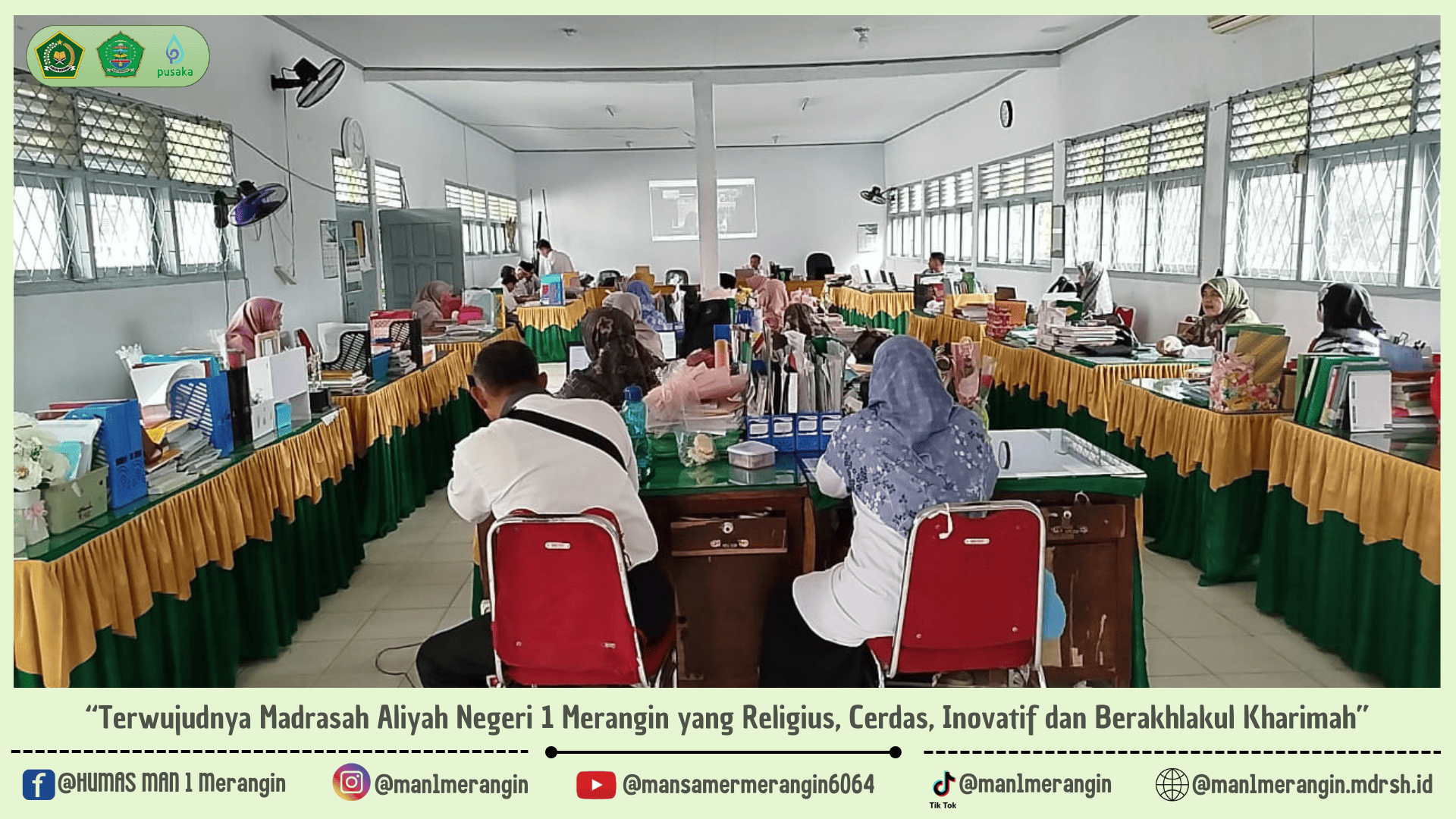 Zoom Webinar MAN 1 Merangin Bersama Kanwil Kemenag Jambi : Sosialisasi Pengelolaan Madrasah Penyelenggara Pendidikan Inklusif di Provinsi Jambi