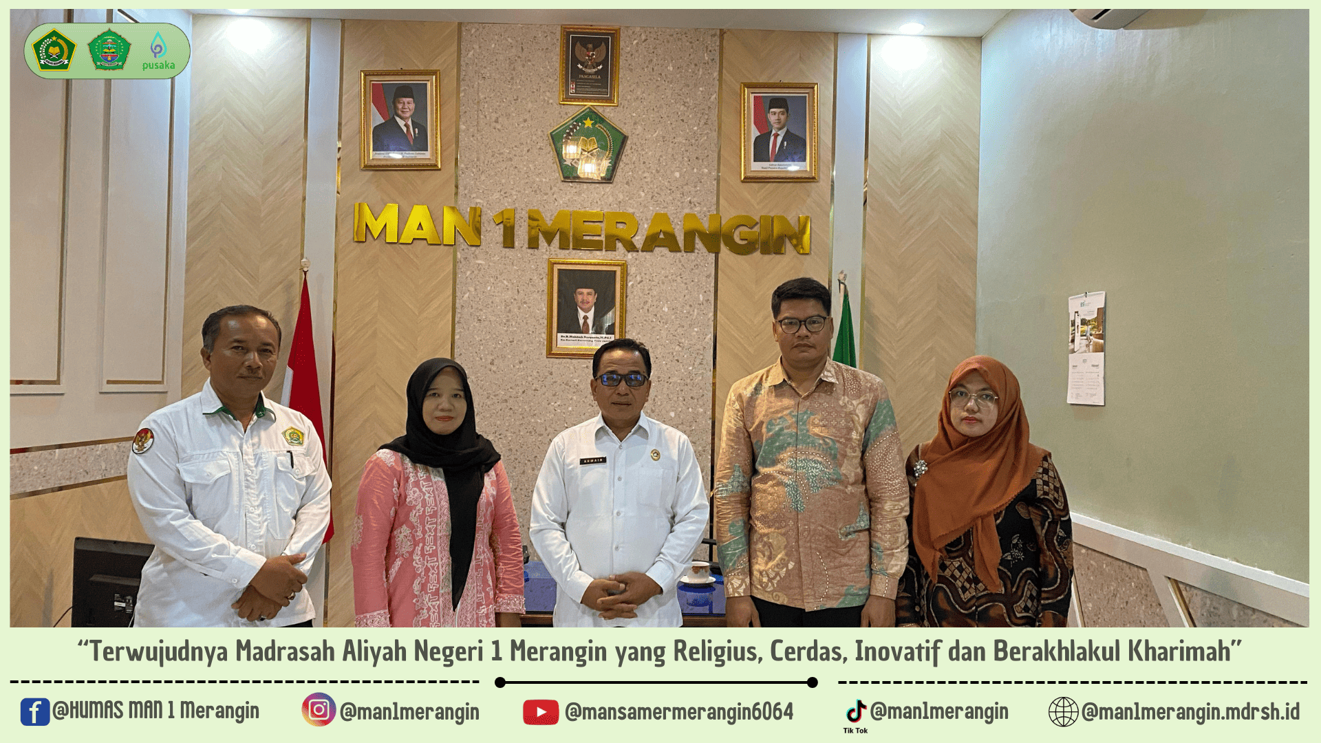 Sosialiasi Fakultas Adab dan Humaniora UIN STS Jambi di MAN 1 Merangin