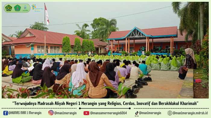 Safari Dakwah : Rohis An-Najah MAN 1 Merangin Warnai Jumat Islami di SMP Negeri 1 Merangin