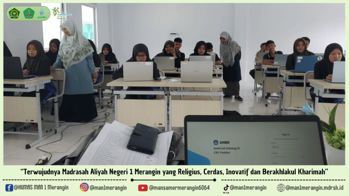 Tingkatkan Kesiapan Siswa, MAN 1 Merangin Laksanakan Simulasi Tes Kemampuan Akademik 2025