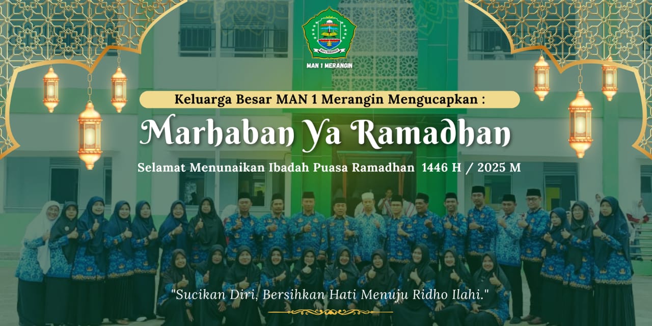 Marhaban Ya Ramadhan : Kearifan Lokal MAN 1 Merangin Menyambut Ramadhan dengan Bantai Adat, Masak Bubur Ayak dan Doa Bersama