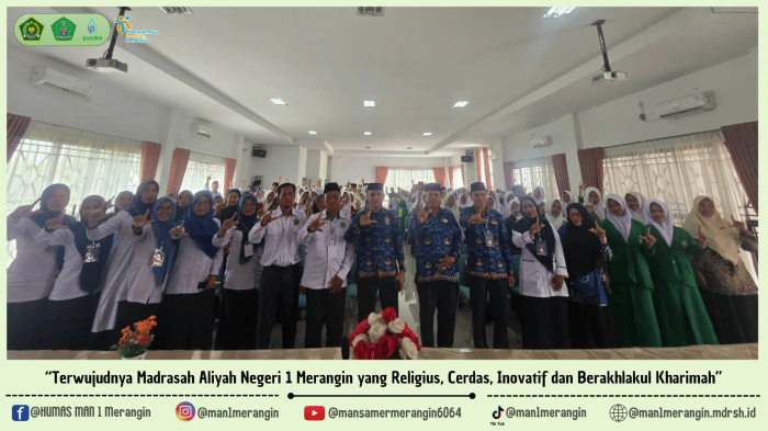 Semangat Literasi Berbuah Prestasi, MAN 1 Merangin Raih Dua Gelar di Lomba Bulan Bahasa