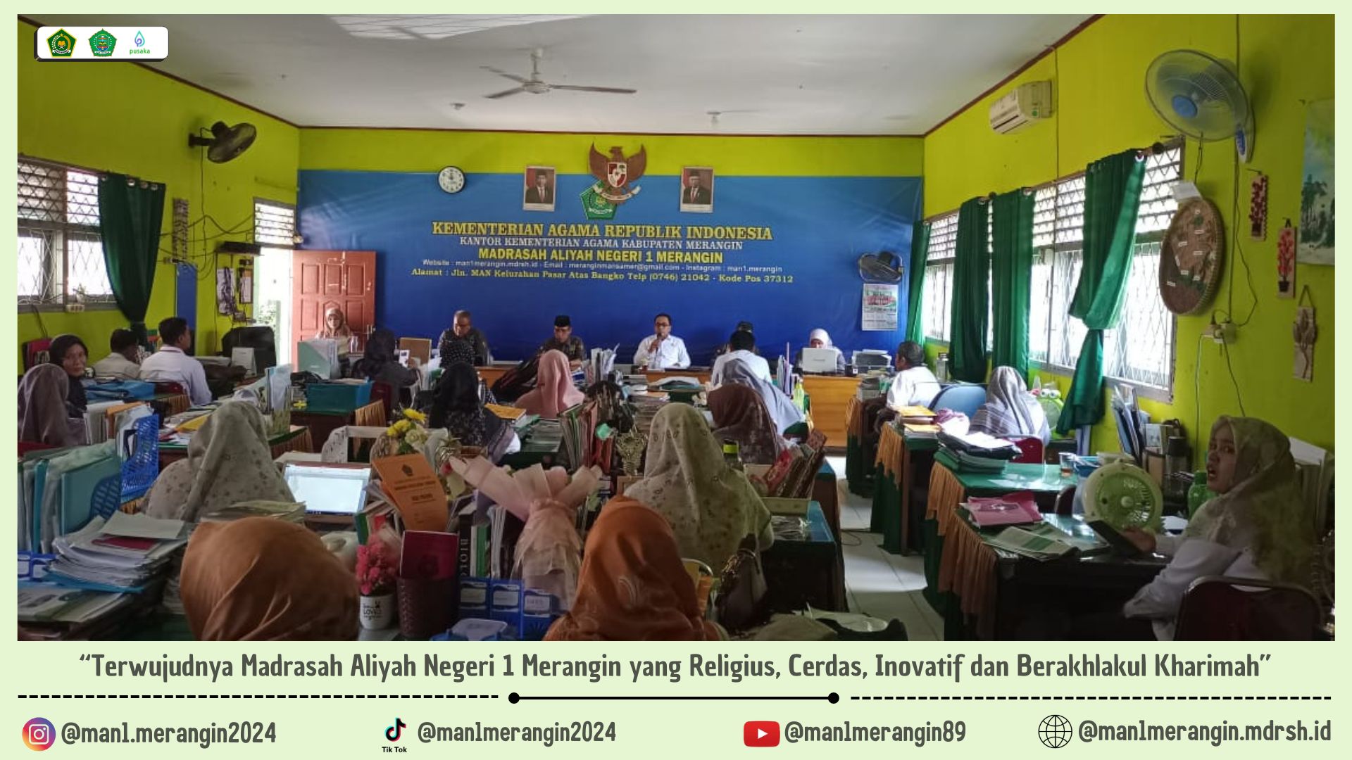Kementerian Agama Kabupaten Merangin Gelar Koordinasi dan Sosialisasi Optimalisasi Zakat, Infak dan Sedekah Bagi ASN Madrasah di Kabupaten Merangin 