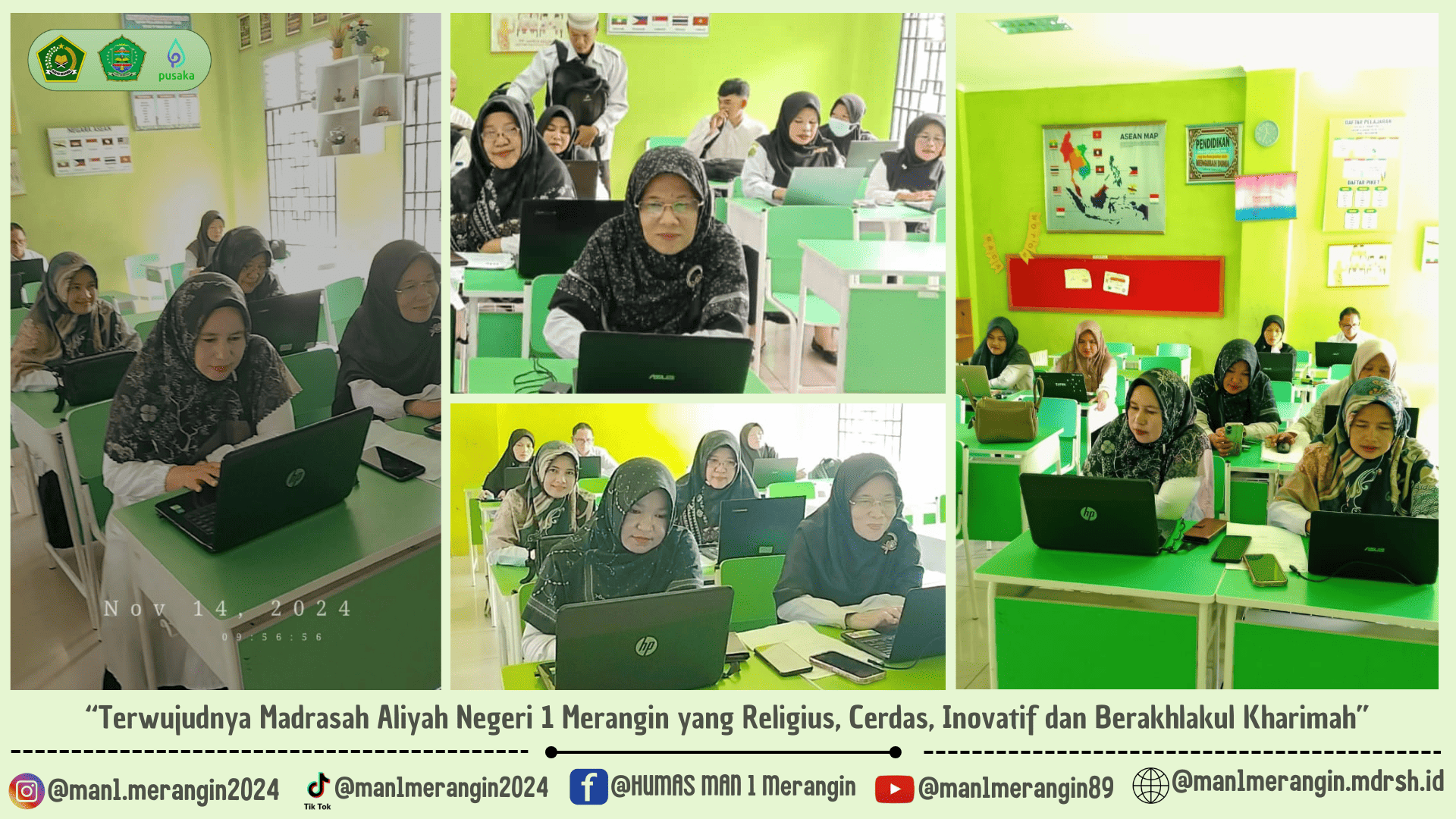 Guru MAN 1 Merangin Ikut Serta Melaksanakan Asesmen Kompetensi Guru-Tenaga Kependidikan (AKG-TK) 2024