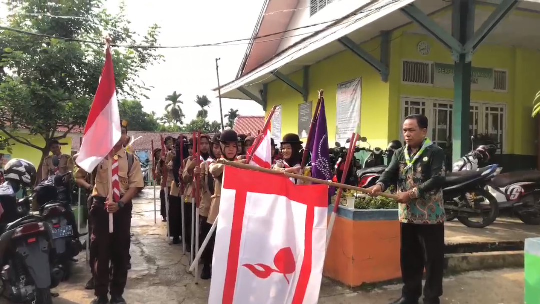 Napak Tilas Penempuhan Wings Tapak Tilas Merah Gugus Depan 075-076 Ambalan Sultan Thaha dan Putri Retno Pinang Masak  Gerakan Pramuka MAN 1 Merangin 